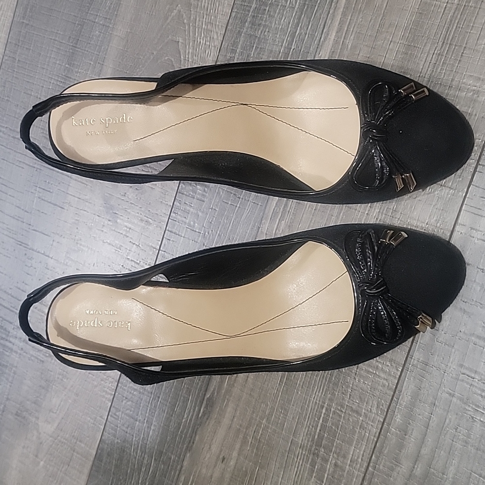 Kate Spade sling back heels great condition - Picture 1 of 4